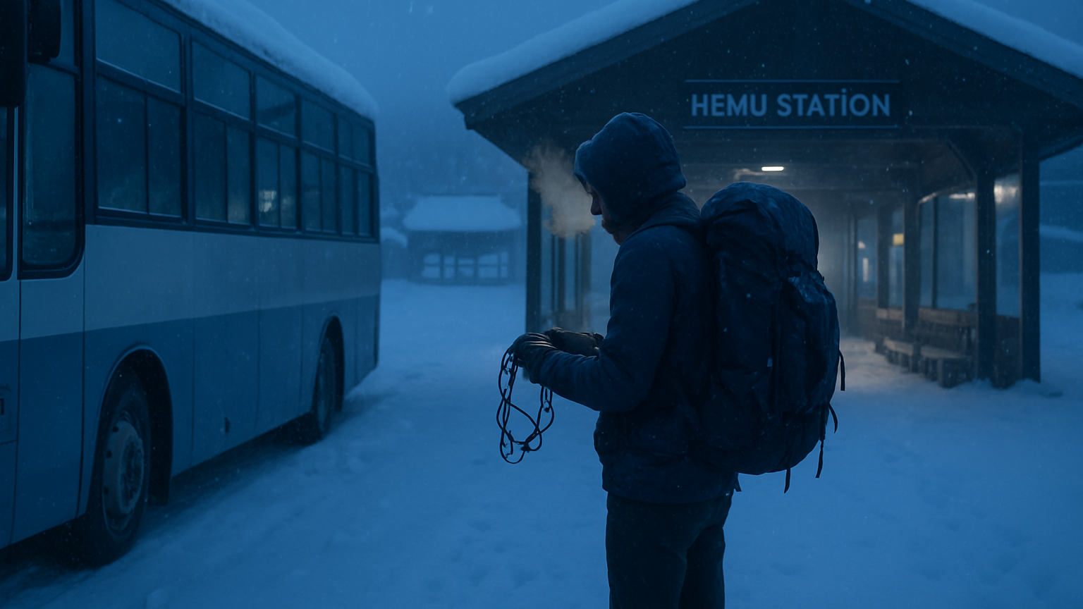 Hemu station traveller