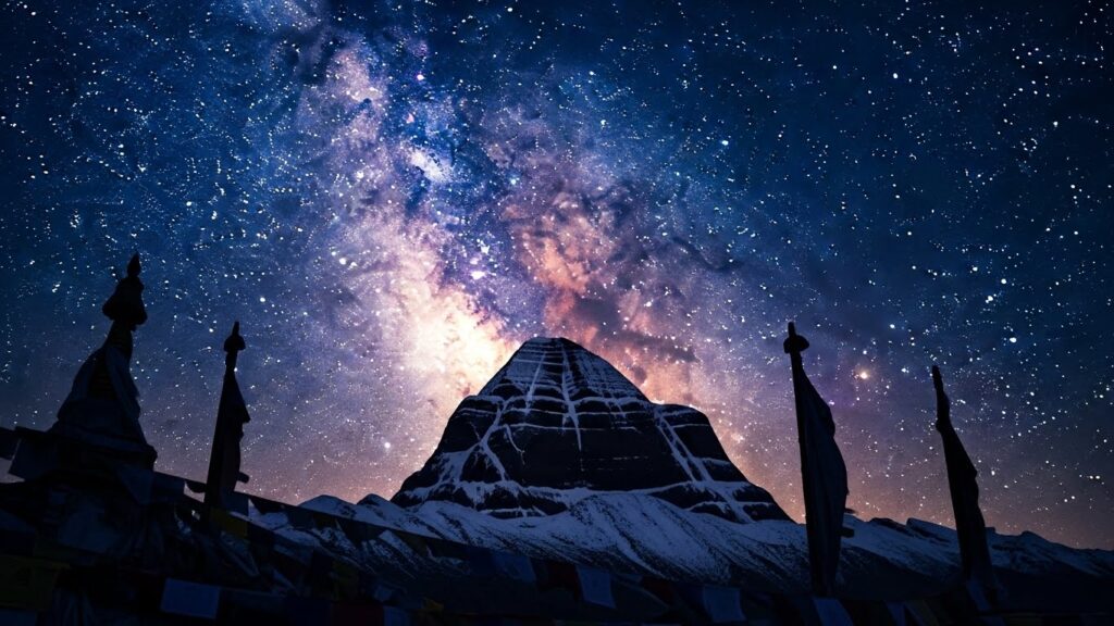 冈仁波齐峰在满天星河下更显神秘,是摄影爱好者不可错过的星空拍摄地